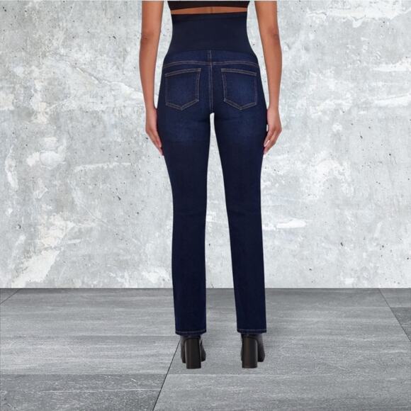 SAVI PARKER Womens Maternity Jeans Over The Belly See Size Chart M 27" Inseam - Picture 5 of 10